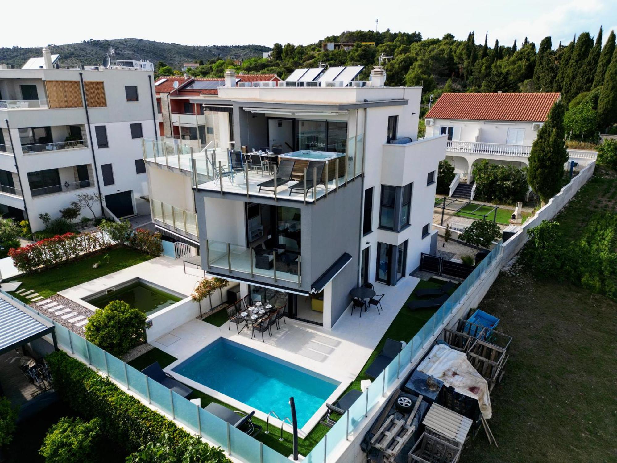 Villa Aliara Pool Apartment Vodice Extérieur photo